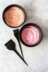 طقم ماسك للشعر طبق ماسك السدر و الاعشاب الهنديه مع الفرشاه